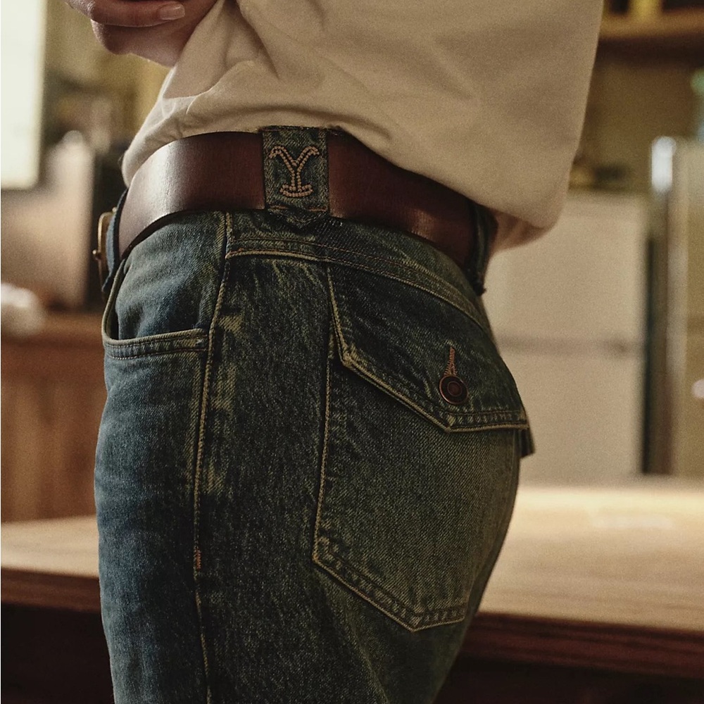 Free People X Yellowstone Flora Low-Rise Bootcut Jeans